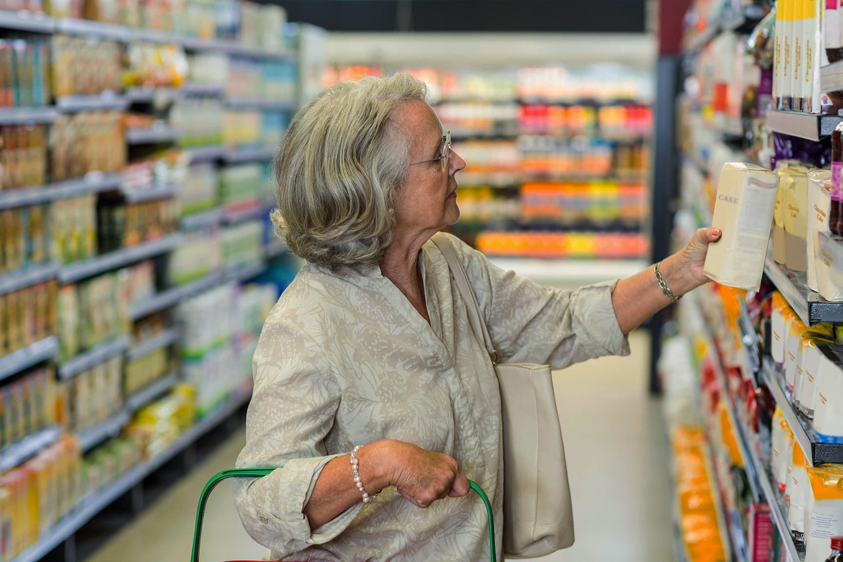 Beleuchtung der Auslage